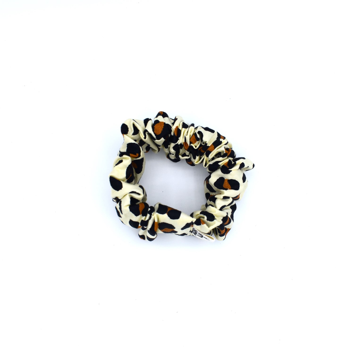 Leopard Scrunchie with The Crafty Chicky tag