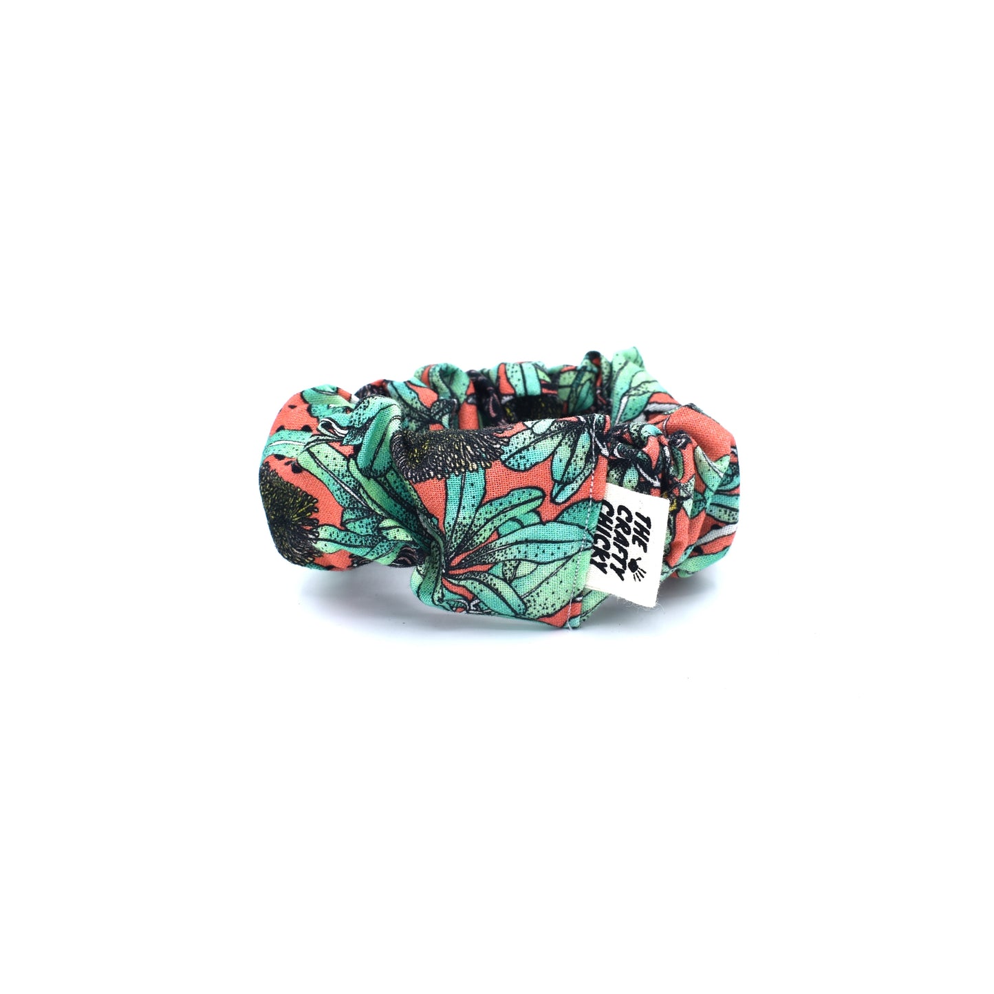 Banksia Scrunchie with The Crafty Chicky tag