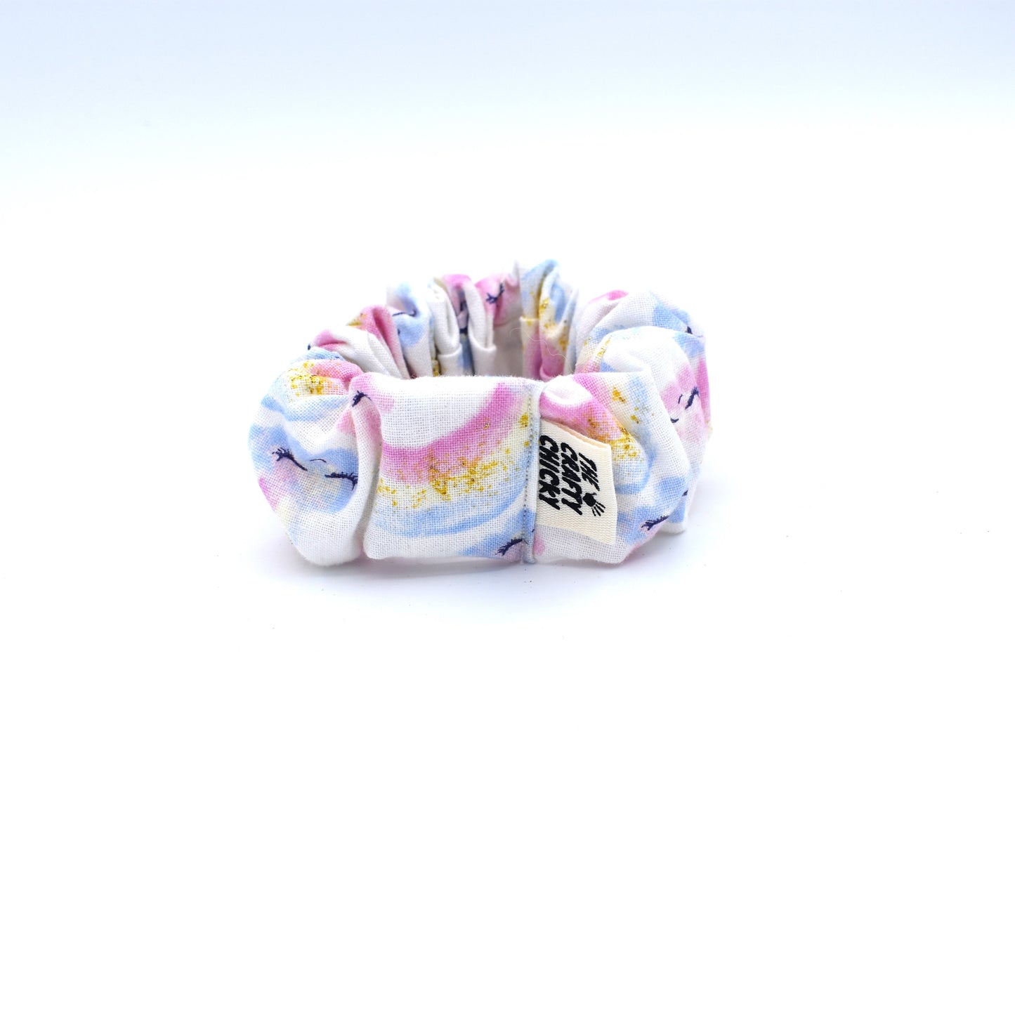 Dream Cloud Scrunchie with The Crafty Chicky tag