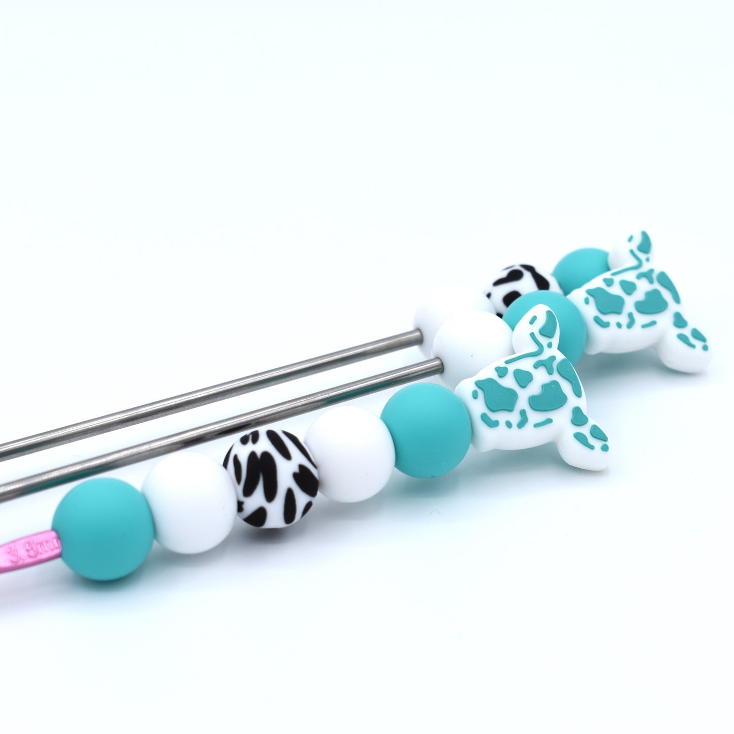 Cow Crochet Hook & Stitch Stick Set