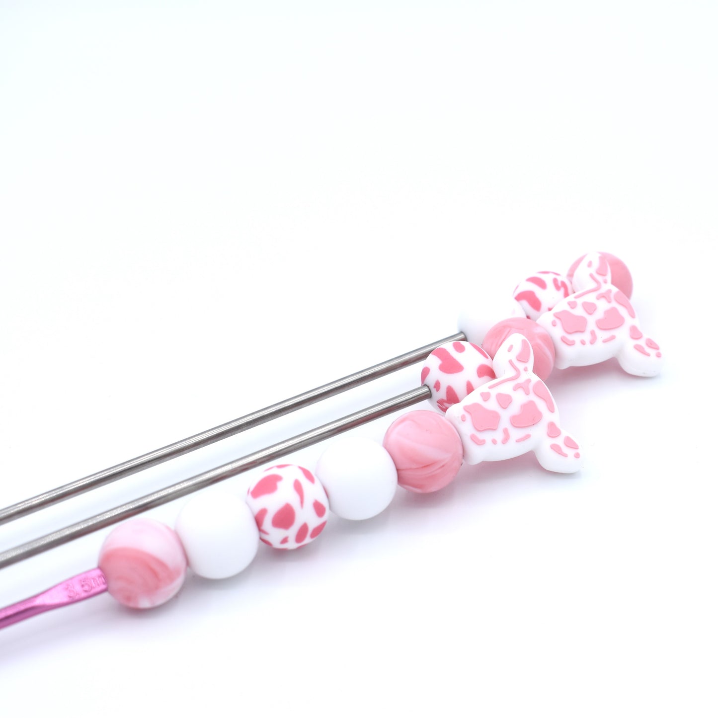 Cow Crochet Hook & Stitch Stick Set