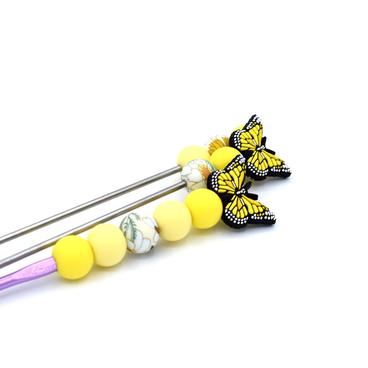 Butterfly Crochet Hook & Stitch Stick Set