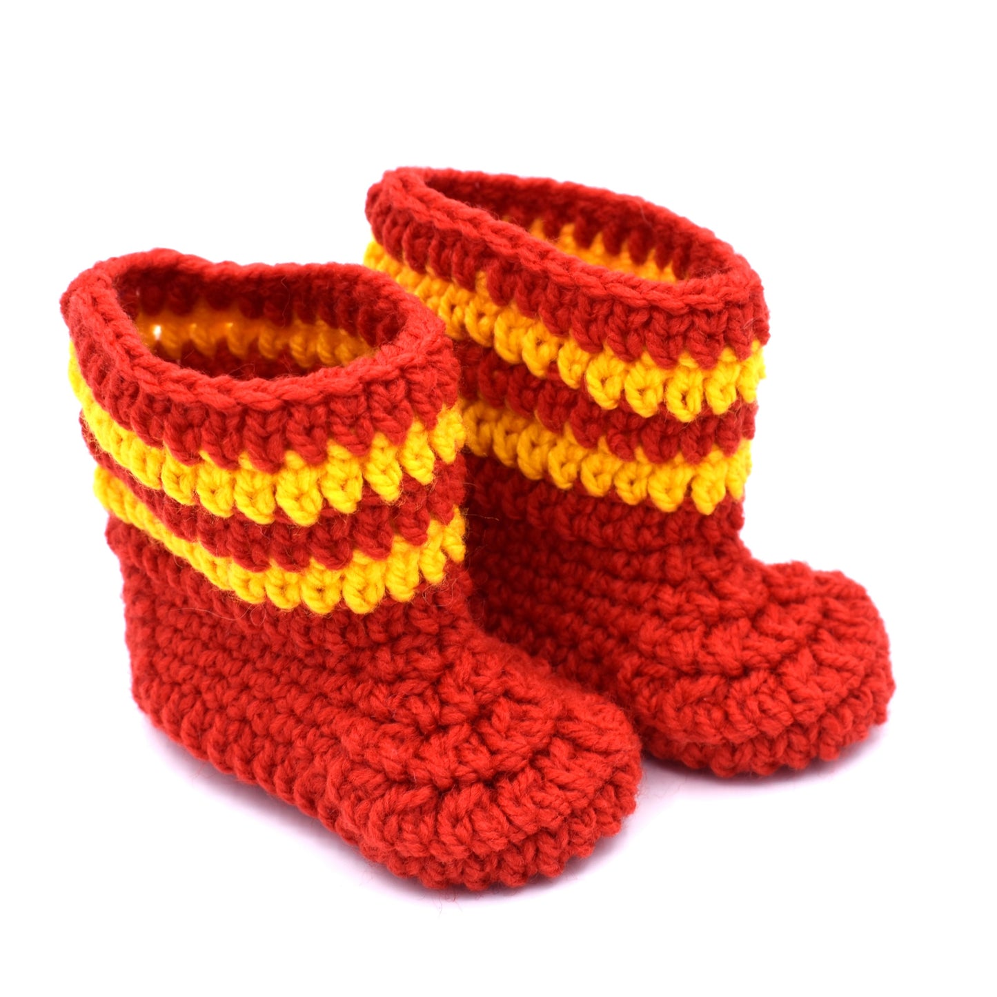 AFL Crochet Baby Booties