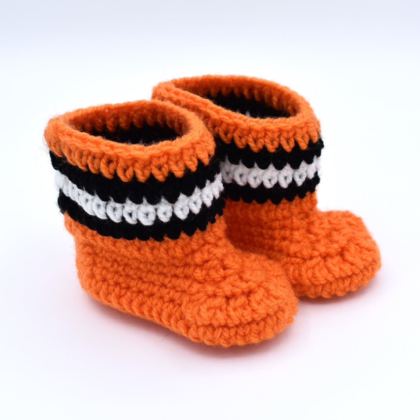 NRL Crochet Baby Booties