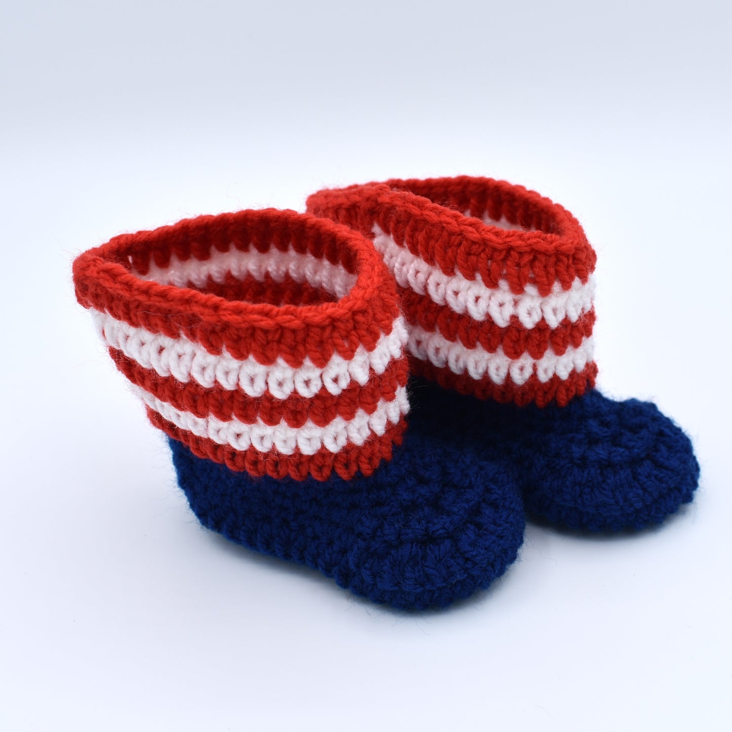 NRL Crochet Baby Booties