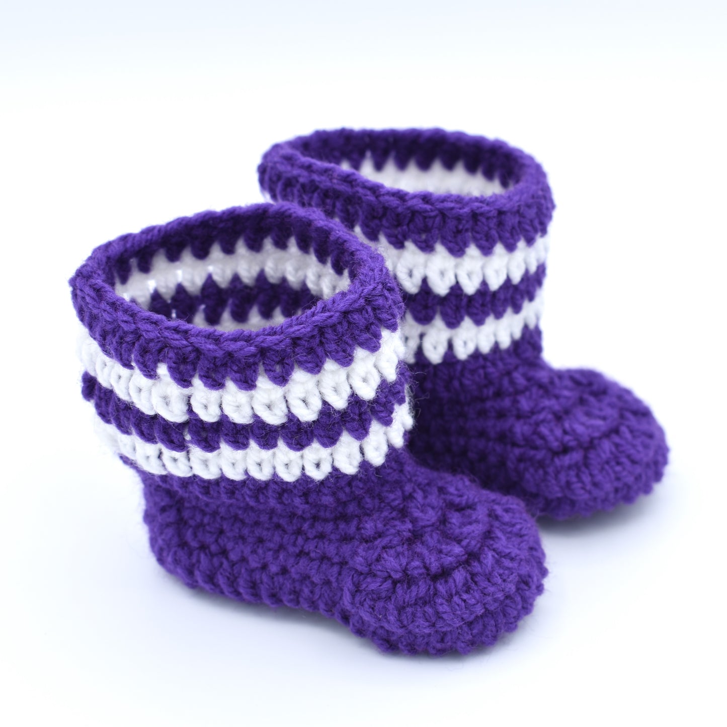 AFL Crochet Baby Booties