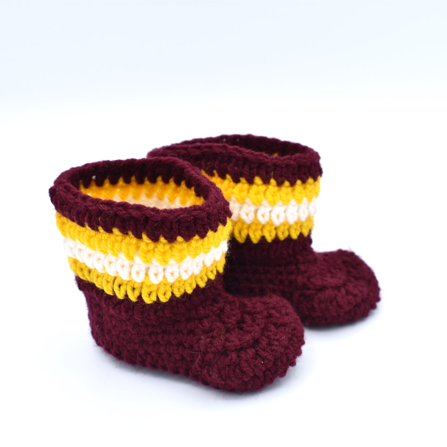 NRL Crochet Baby Booties