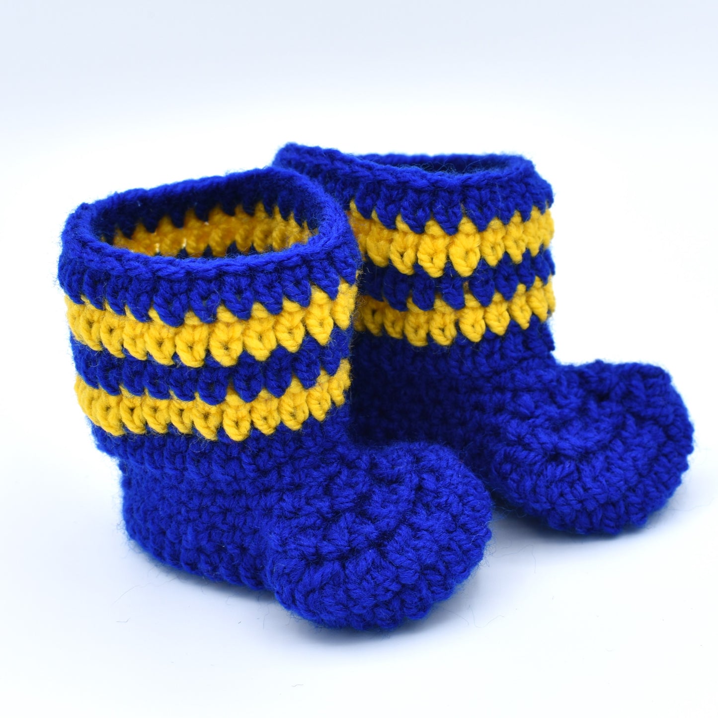 AFL Crochet Baby Booties