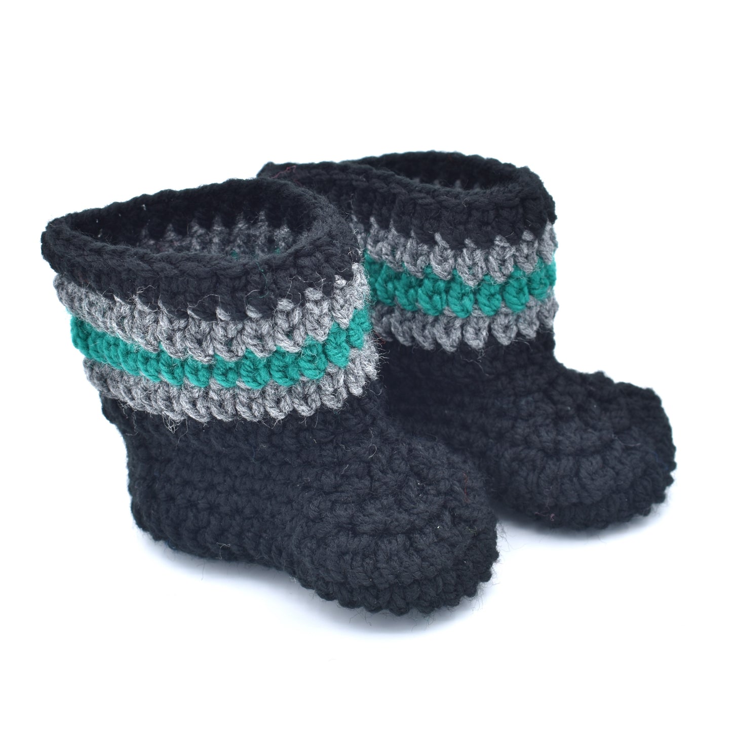 NRL Crochet Baby Booties