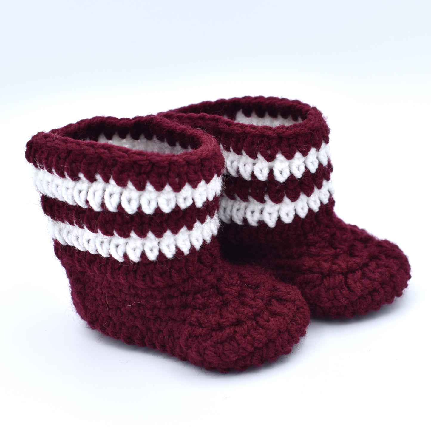 NRL Crochet Baby Booties