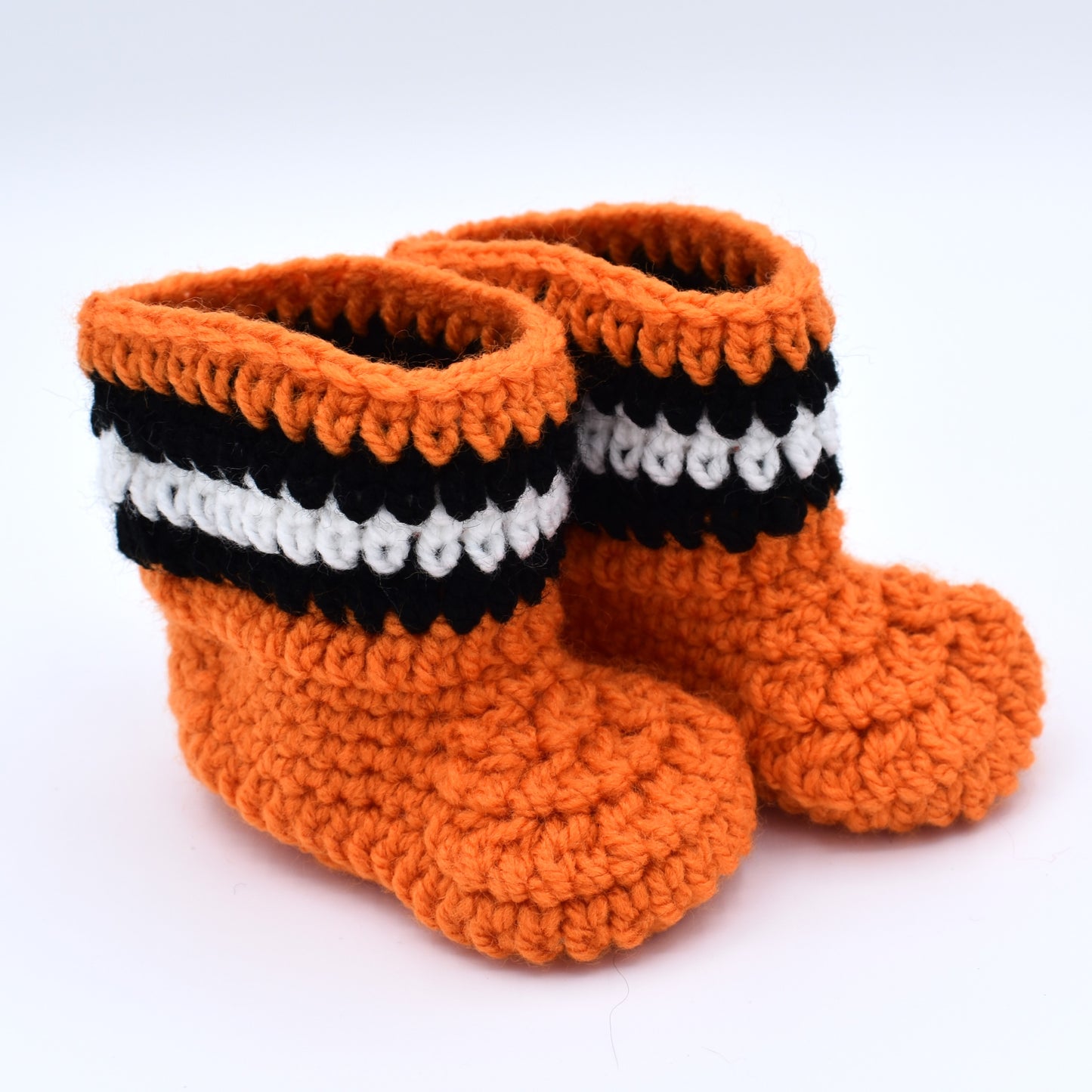 AFL Crochet Baby Booties