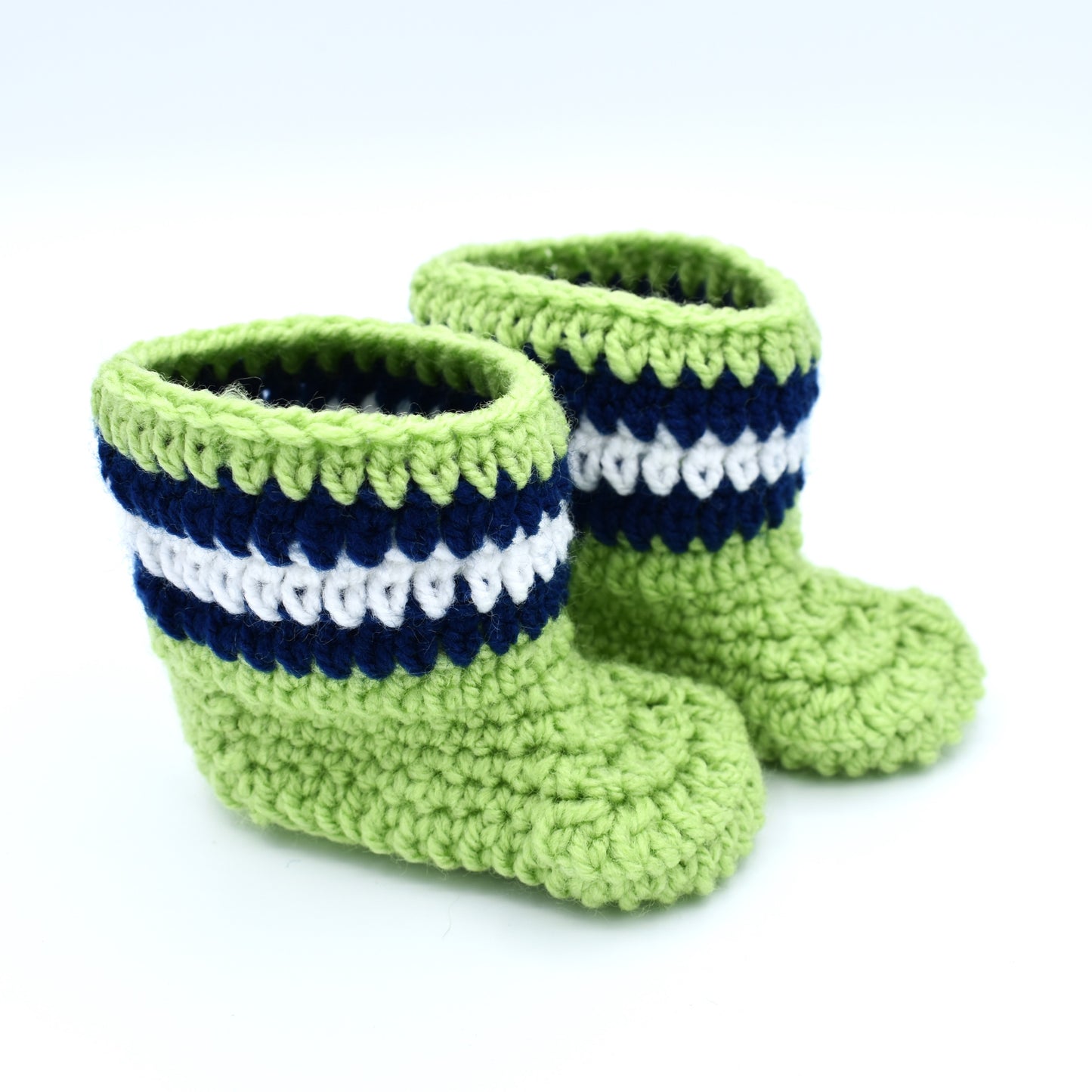 NRL Crochet Baby Booties