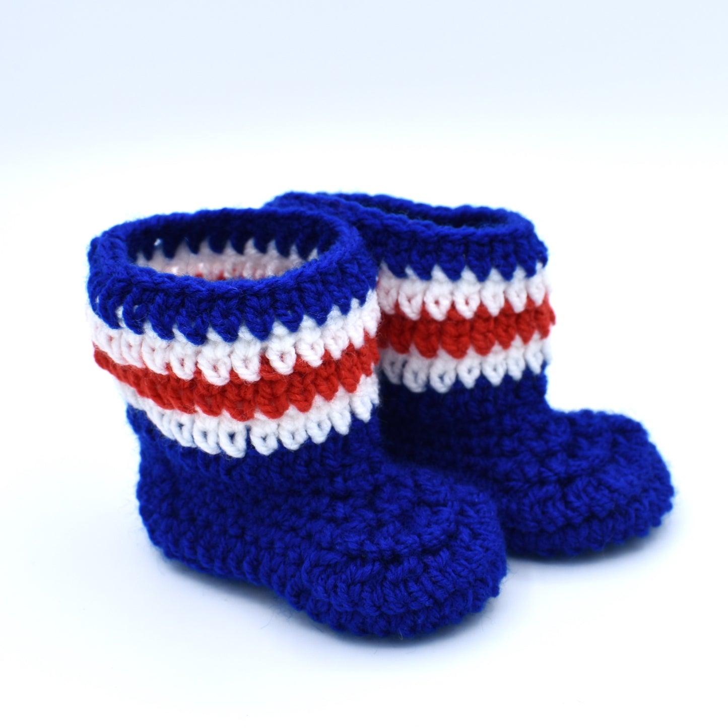 AFL Crochet Baby Booties