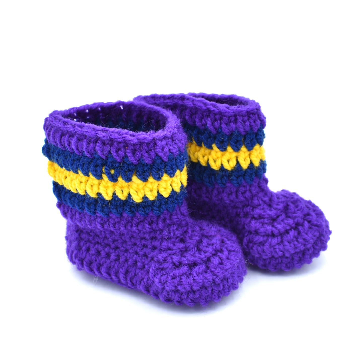 NRL Crochet Baby Booties