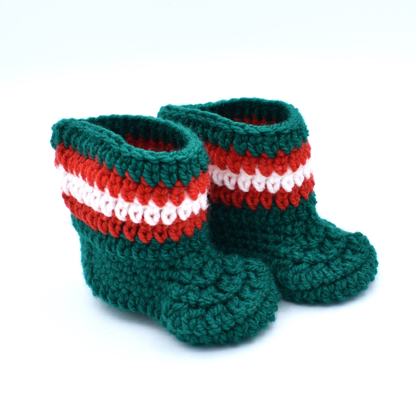 NRL Crochet Baby Booties