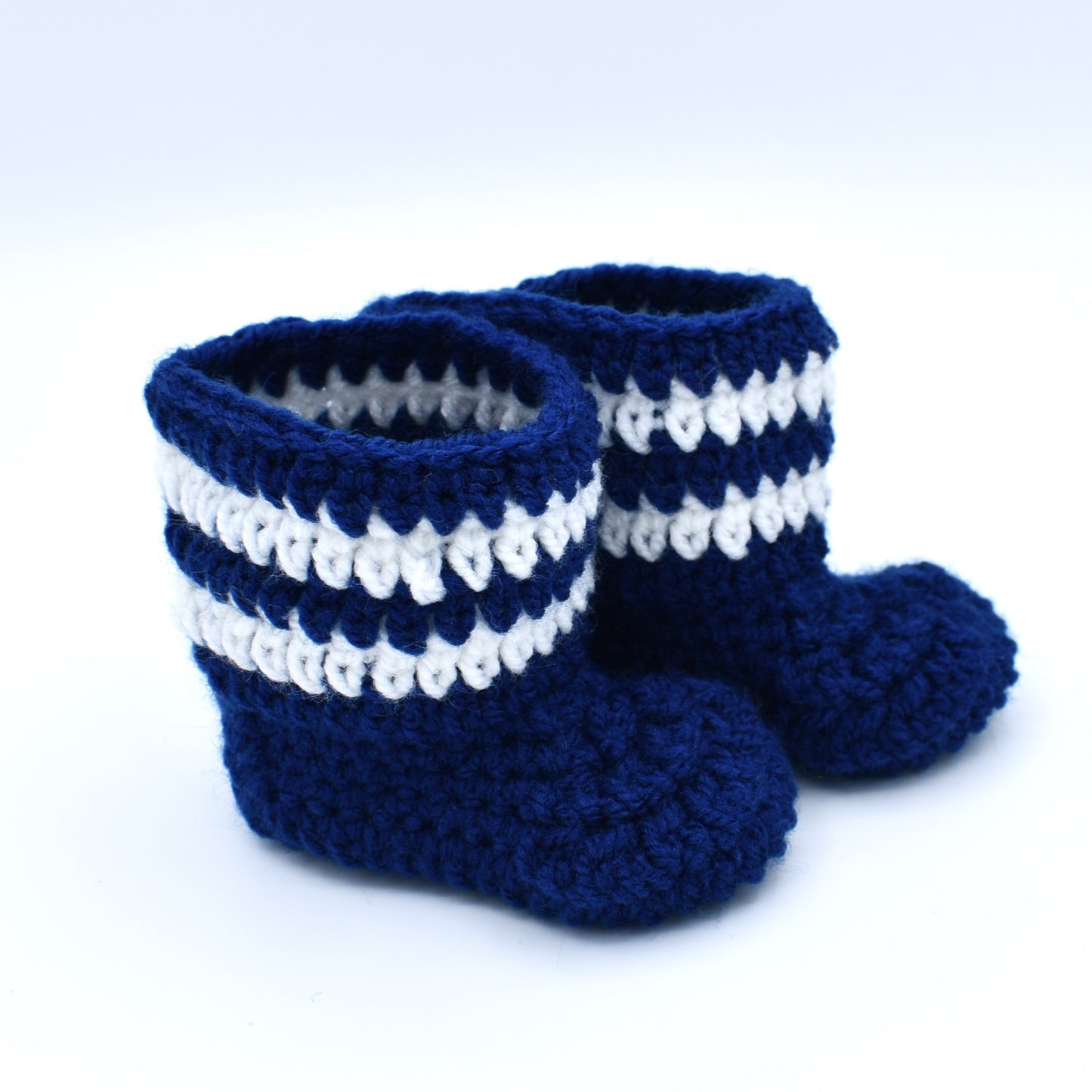 AFL Crochet Baby Booties