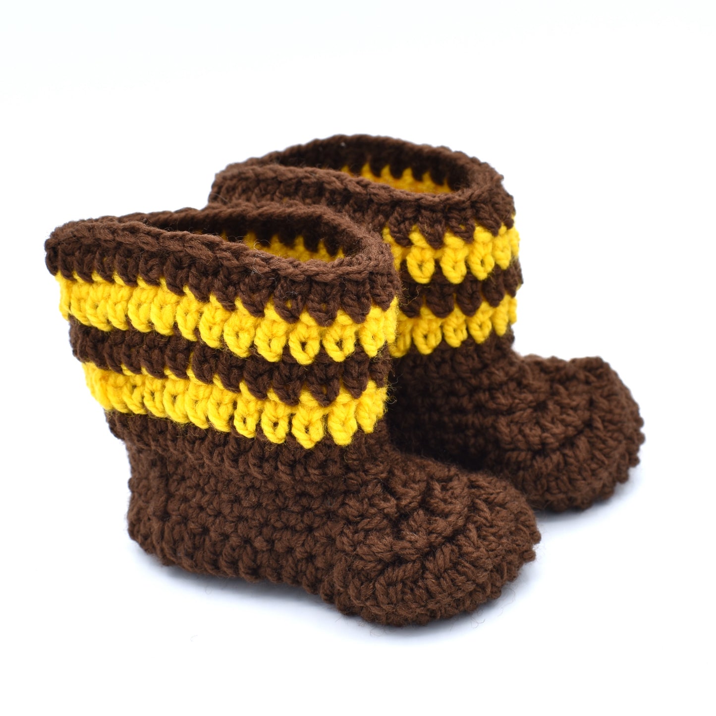 AFL Crochet Baby Booties