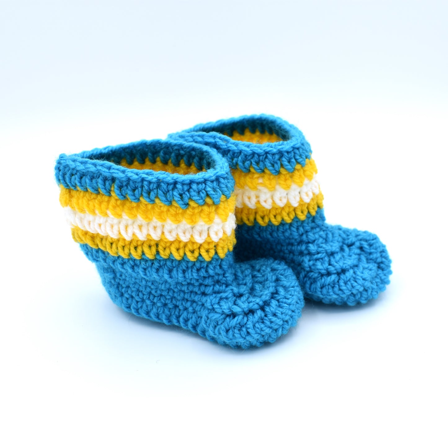 NRL Crochet Baby Booties