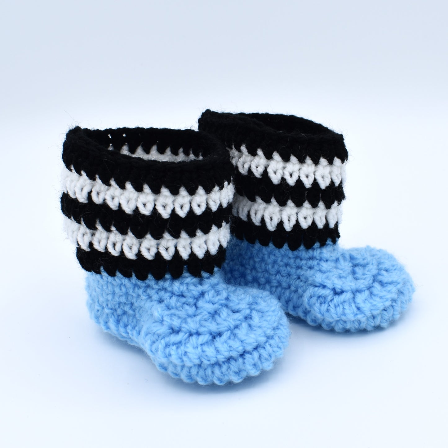 NRL Crochet Baby Booties