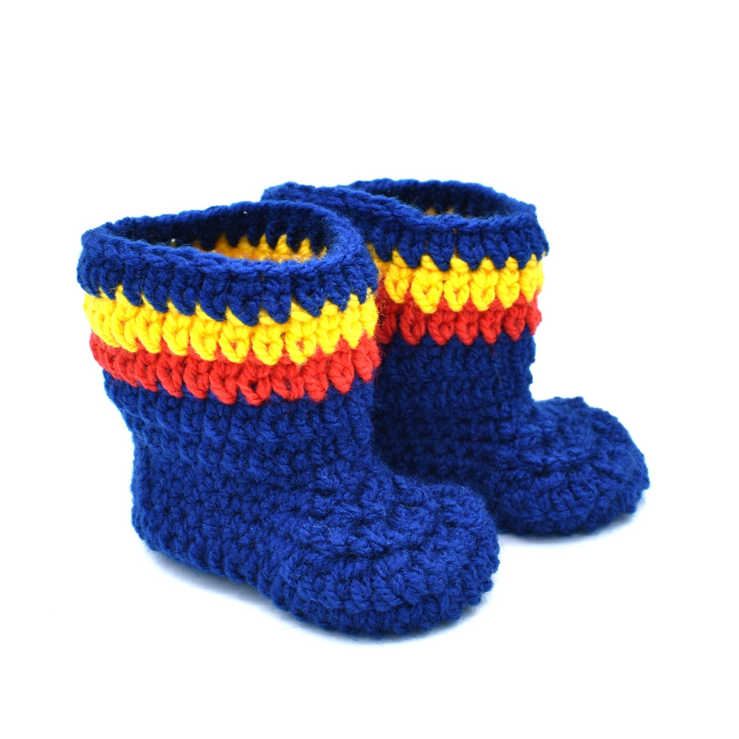 AFL Crochet Baby Booties