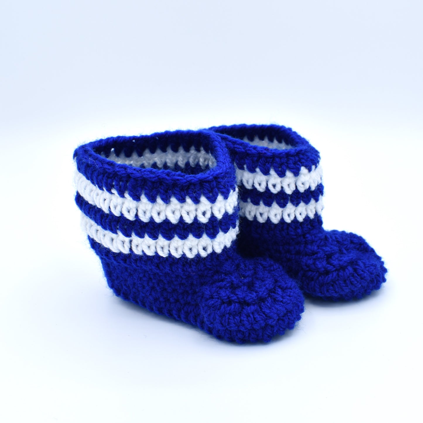 NRL Crochet Baby Booties