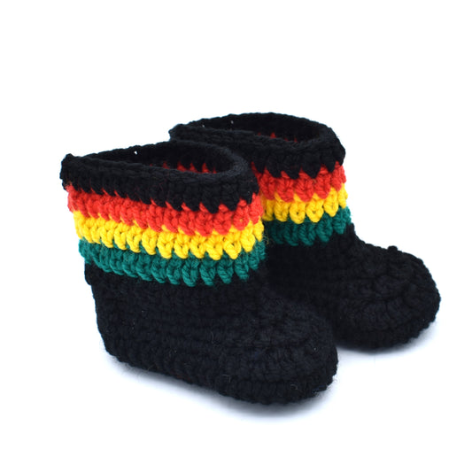 NRL Crochet Baby Booties